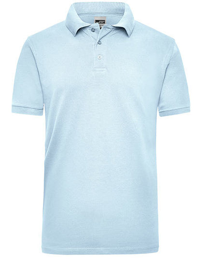 Men´s Workwear Polo - Hellblau