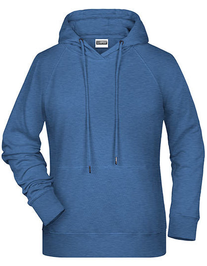 Ladies´ Hoody - Leichte Denim-Melange