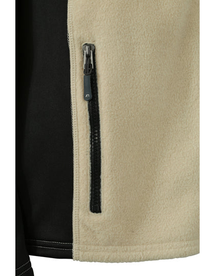 Ladies´ Workwear Fleece Jacket -STRONG- - Stein - Schwarz