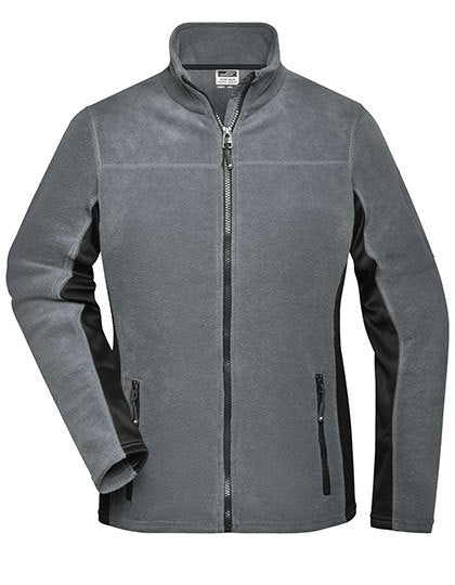 Ladies´ Workwear Fleece Jacket -STRONG- - Kohlenstoff - Schwarz