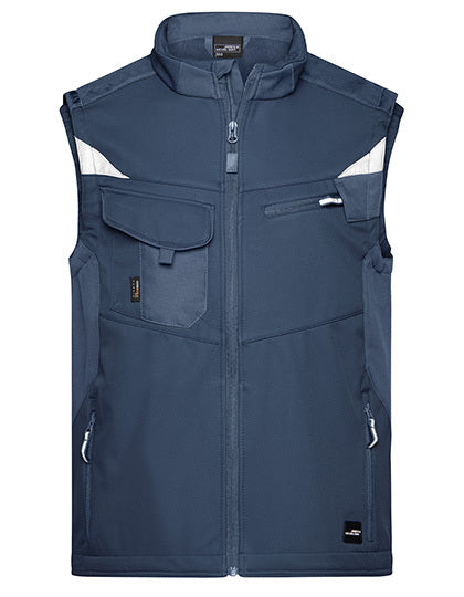 Workwear Softshell Vest -STRONG- - Marine