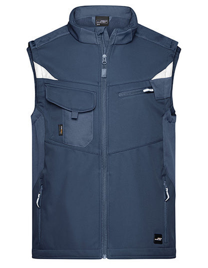 Workwear Softshell Vest -STRONG- - Königlich - Marine