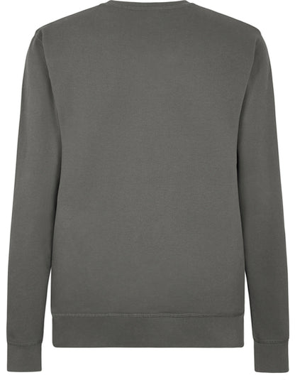 Regular Fit Pique Sweatshirt - Dunkelgrau