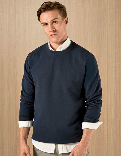 Regular Fit Pique Sweatshirt - Dunkelgrau