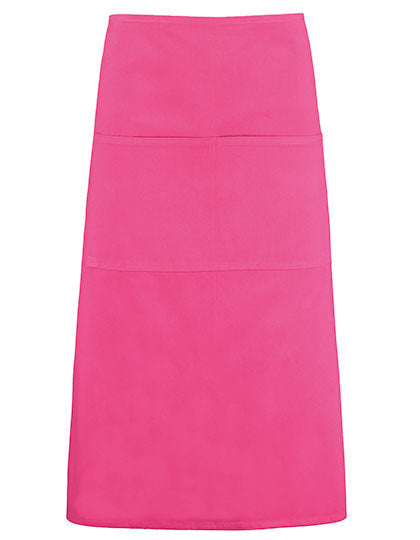 Long Superwash® 60º Bar Apron Unisex-Himbeere