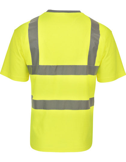 Heavy Duty Polycotton Hi-Vis T-Shirt Barcelona - einzelnes Gelb