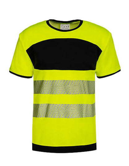 EOS Hi-Vis Workwear T-Shirt With Printing Area -einzelnes Gelb