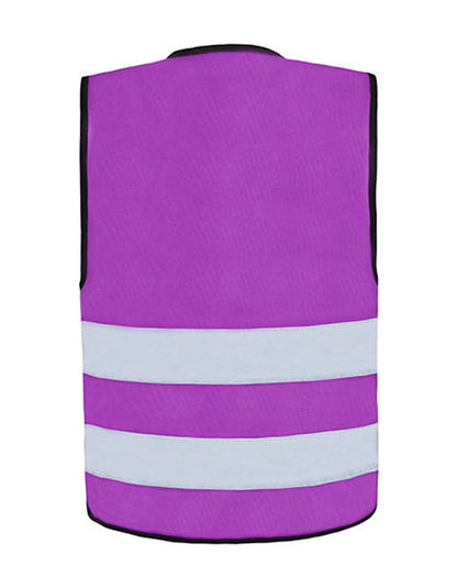 Kids´ Hi-Vis Functional Safety Vest Aarhus - Violett