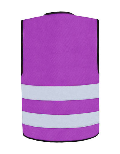 Kids´ Hi-Vis Functional Safety Vest Aarhus - Violett