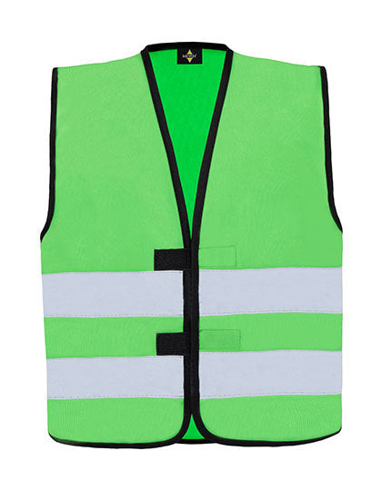 Kids´ Hi-Vis Functional Safety Vest Aarhus - Grün