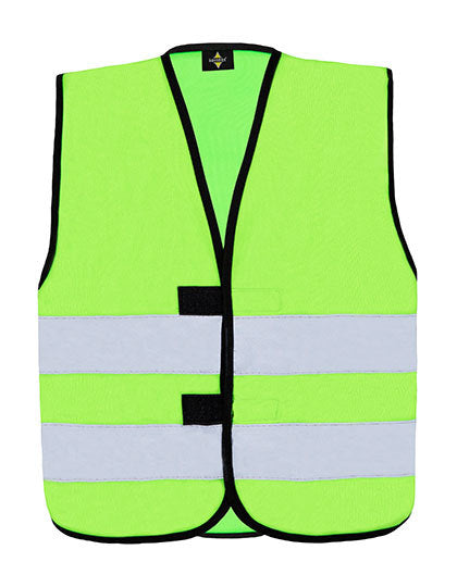 Kids´ Hi-Vis Functional Safety Vest Aarhus - Limettengrün