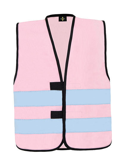 Kids´ Hi-Vis Functional Safety Vest Aarhus - Rosa