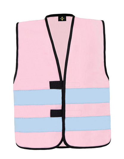 Kids´ Hi-Vis Functional Safety Vest Aarhus - Rosa