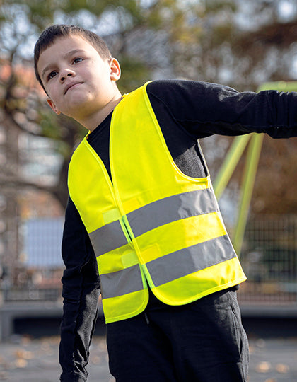 Kids´ Hi-Vis Safety Vest Aarhus - Neongrün