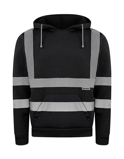Hi-Vis Workwear Hoody Cork - Schwarz