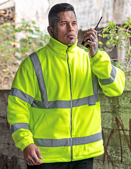 EOS Hi-Vis Workwear Softshell Jacket With Printing Area - Signalorange