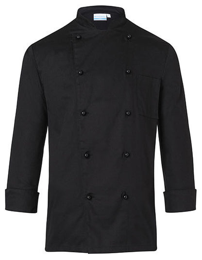 Kochjacke Basic - Schwarz (ca. Pantone 419C )