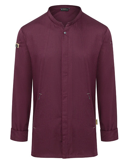 Kochjacke Green-Generation - Aubergine (ca. Pantone 5185C)