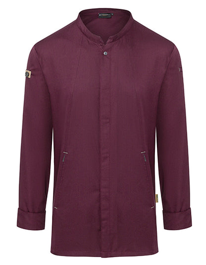 Kochjacke Green-Generation - Aubergine (ca. Pantone 5185C)