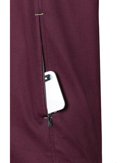 Kurzarm Kochjacke Green-Generation - Aubergine (ca. Pantone 5185C)