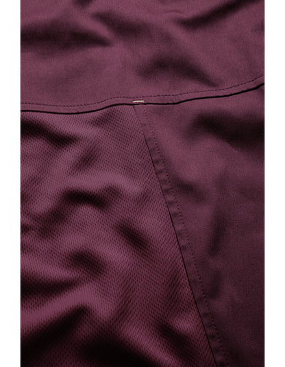 Kurzarm Kochjacke Green-Generation - Aubergine (ca. Pantone 5185C)