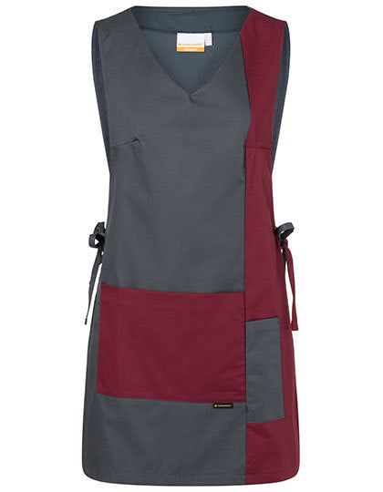 Überwurfkasack Marilies-Bordeaux /Anthrazit