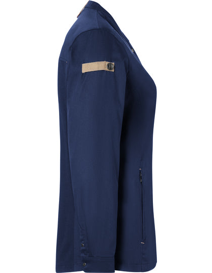 Damenkochjacke Green-Generation - Stahlblau (ca. Pantone 2380C)