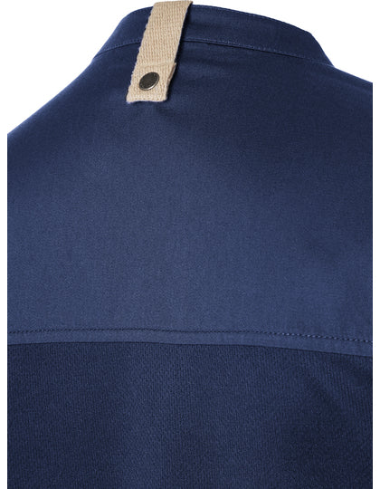 Damenkochjacke Green-Generation - Stahlblau (ca. Pantone 2380C)