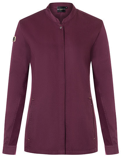 Damenkochjacke Green-Generation - Aubergine (ca. Pantone 5185C)