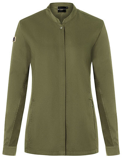 Damenkochjacke Green-Generation - Moosgrün (ca. Pantone 4229C)