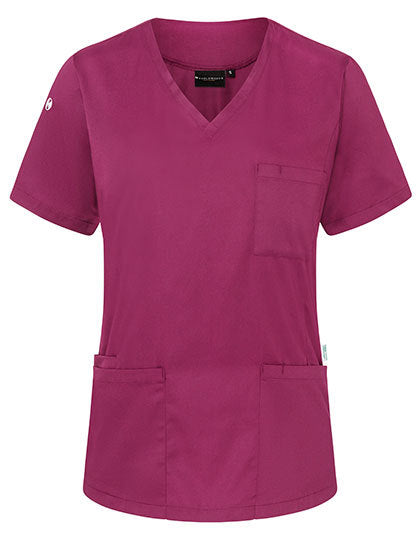 Damen-Schlupfkasack Essential-Fuchsie