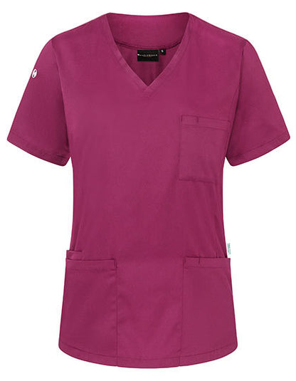 Damen-Schlupfkasack Essential-Fuchsie