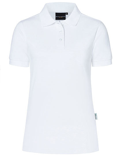 Damen Workwear Poloshirt Modern-Flair -Weiss