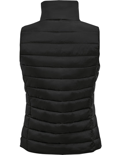 Women´s Lightweight Bodywarmer Wave - Schwarz