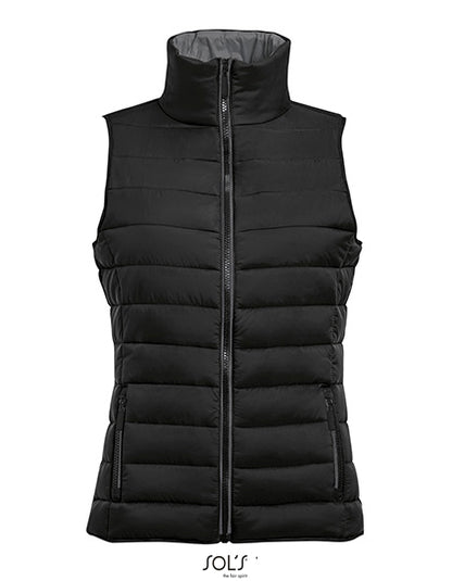 Women´s Lightweight Bodywarmer Wave - Schwarz