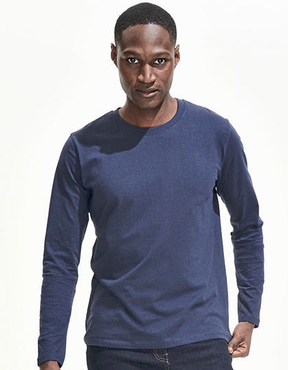 Men´s Long Sleeve T-Shirt Imperial - Königsblau 241