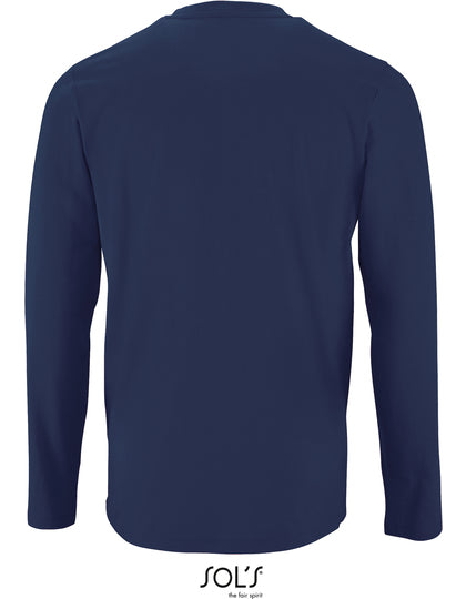 Men´s Long Sleeve T-Shirt Imperial - Französische Marine