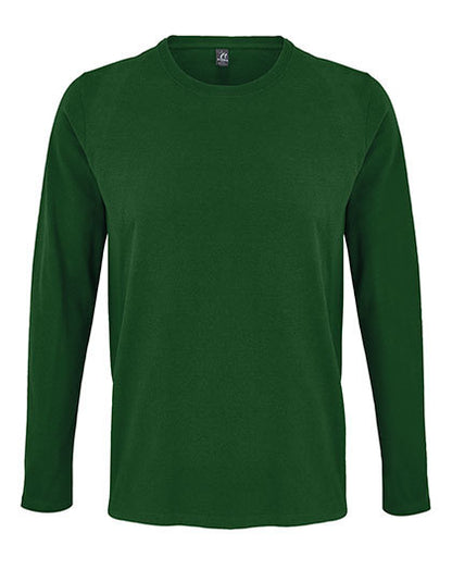 Men´s Long Sleeve T-Shirt Imperial - Flaschengrün
