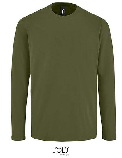 Men´s Long Sleeve T-Shirt Imperial - Dunkles Khaki