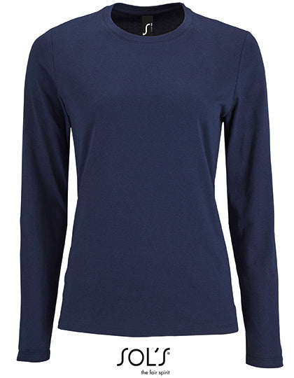 Men´s Long Sleeve T-Shirt Imperial - Französische Marine