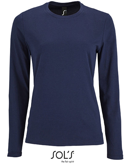 Men´s Long Sleeve T-Shirt Imperial - Französische Marine
