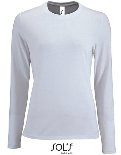 Women´s Long Sleeve T-Shirt Imperial - Weiss