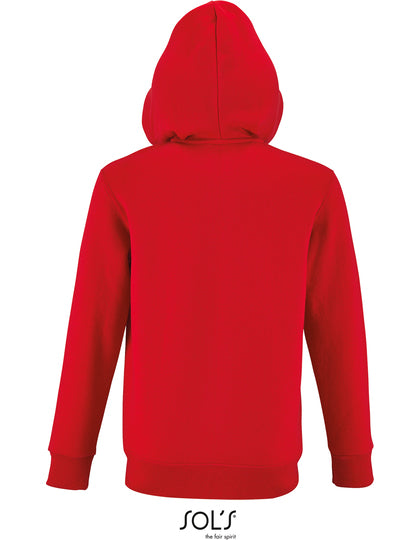Kids´ Zip Hoodie Stone - Rot