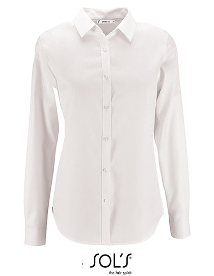 Women´s Herringbone Shirt Brody-Weiß