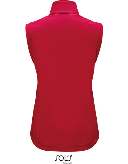 Women´s Race Bodywarmer Softshell - Pfefferrot