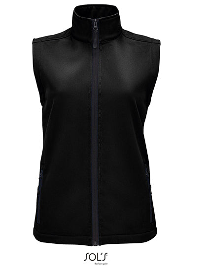 Women´s Race Bodywarmer Softshell - Schwarz