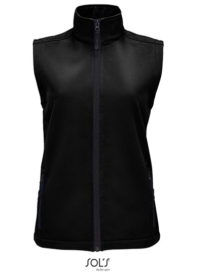 Women´s Race Bodywarmer Softshell - Schwarz