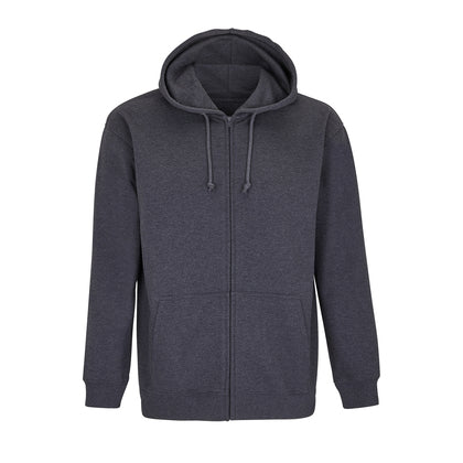 Unisex Full-Zip Hoodie Carter - Anthrazit Melange