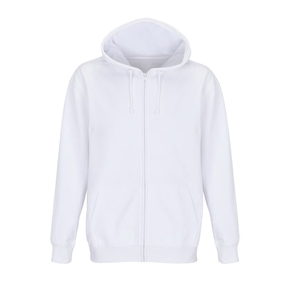 Unisex Full-Zip Hoodie Carter - Weiss