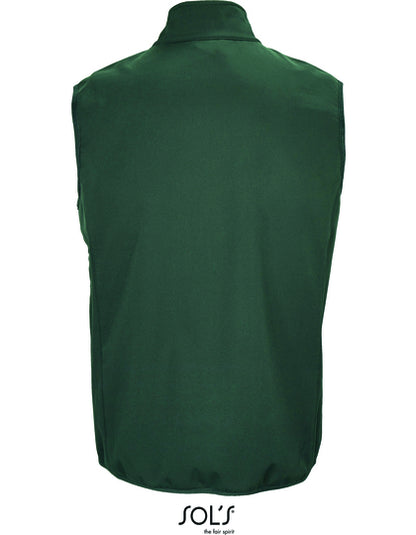 Men´s Falcon Zipped Softshell Bodywarmer - Waldgrün
